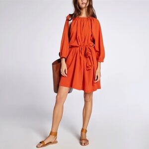 AISH Orange Mini Dress